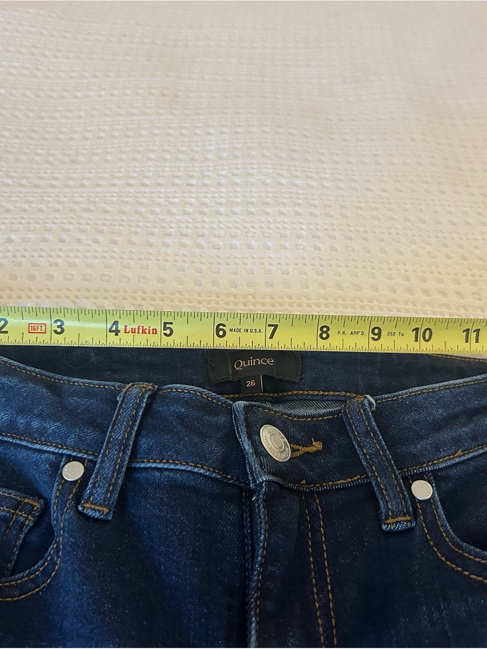 Quince Dark Blue Bella Wide-Leg Jeans - Picture 6 of 6